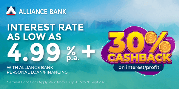 Pinjaman Peribadi Alliance CashFirst Flash Deal