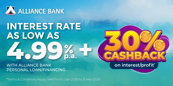 Pinjaman Peribadi Alliance CashFirst Flash Deal