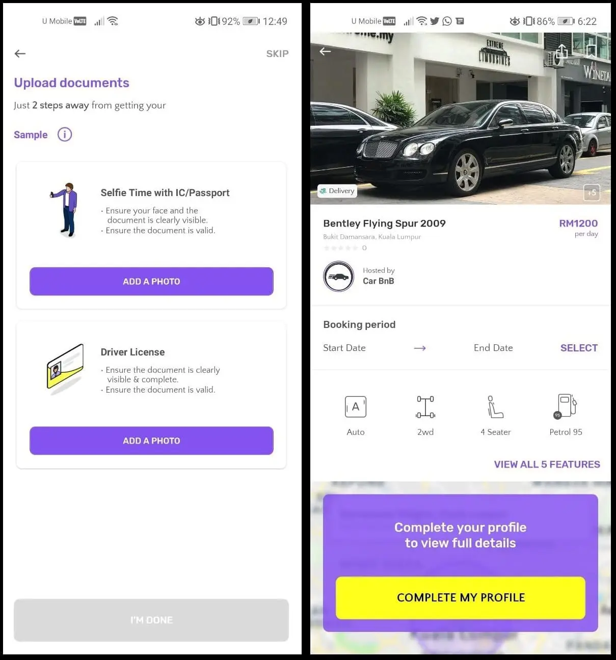 socar trevo screenshots