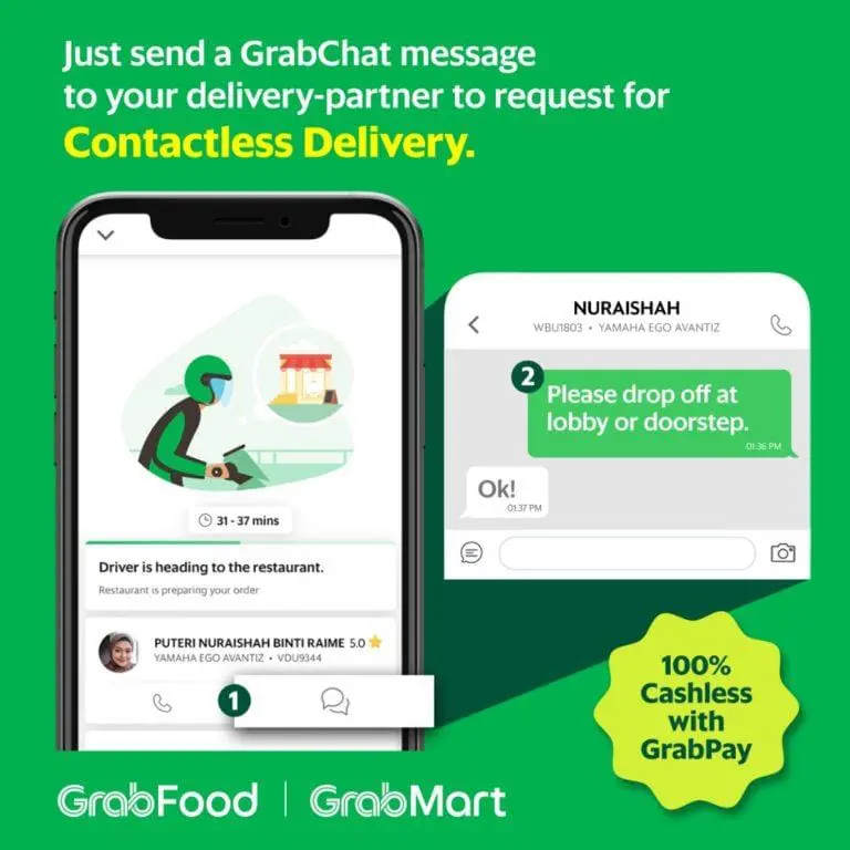 Grab Contactless Deliveries