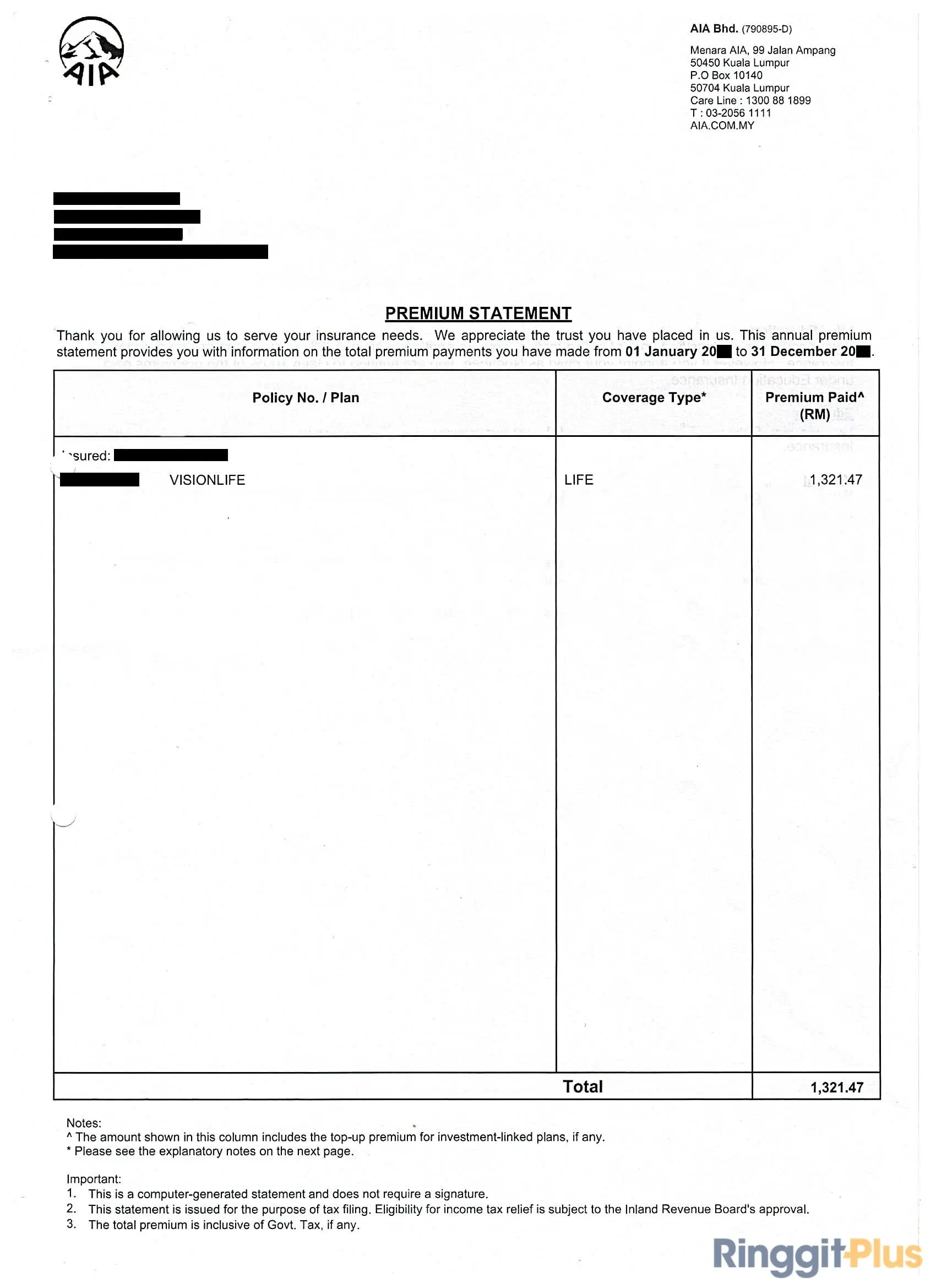 insurance income tax 1