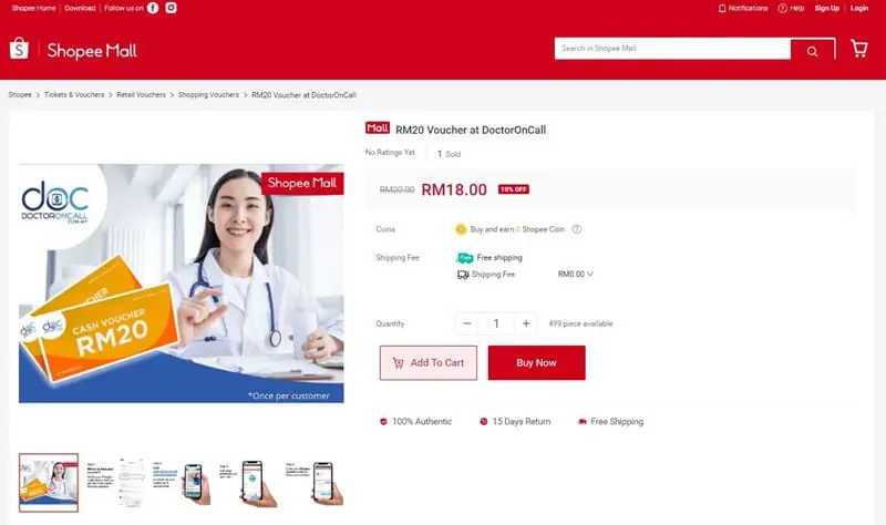 doctor on call shopee 2