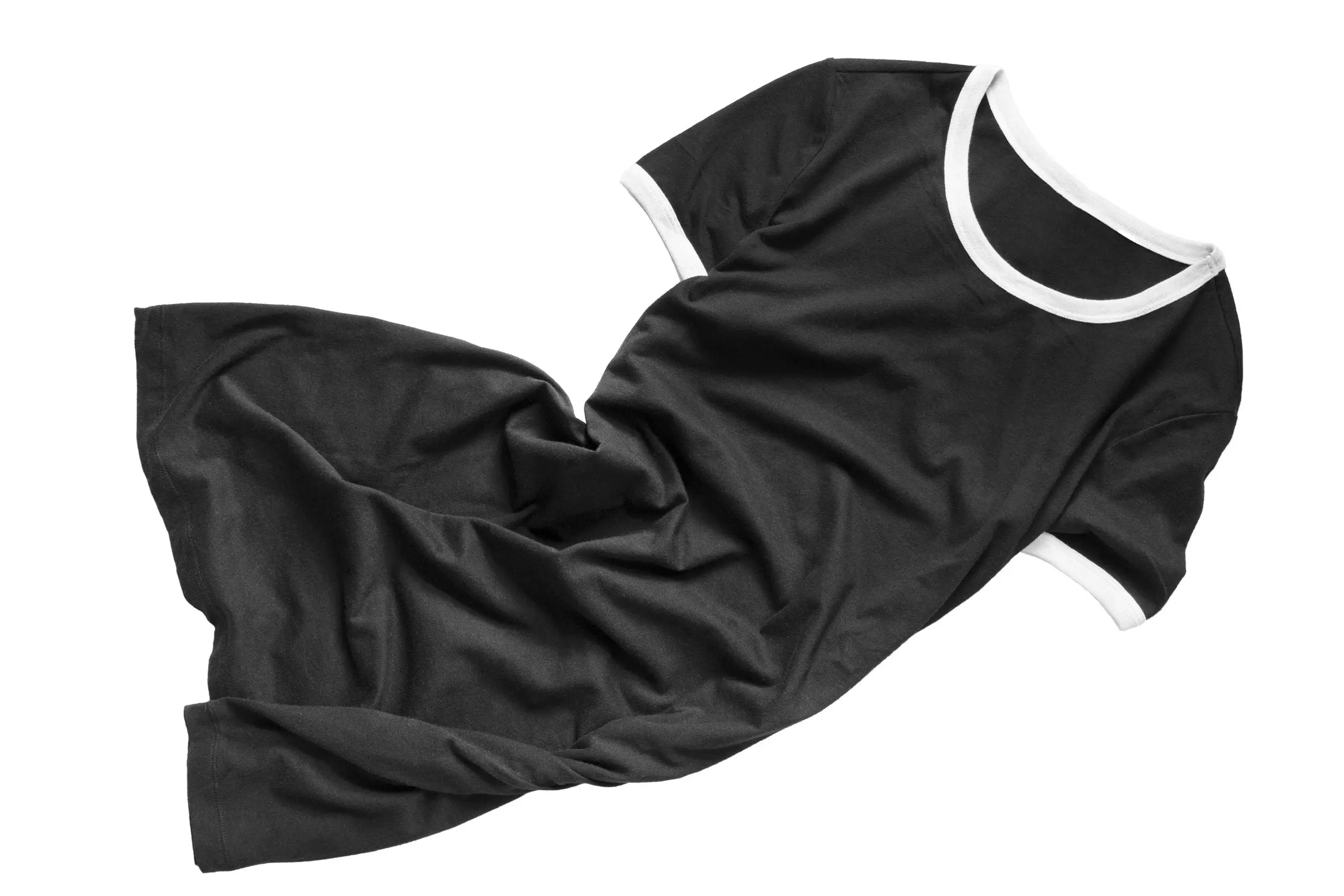 Crumpled dress isolated