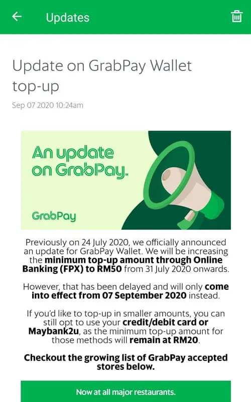 grabpay rm50 update 2