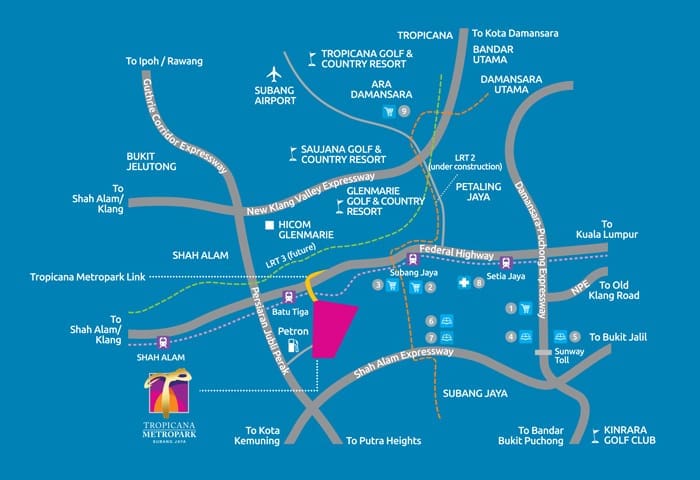 tropicana metropark location