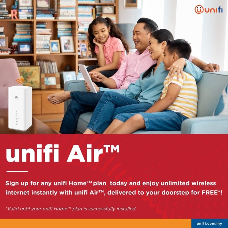 Tm Offers Unifi Air For Free To Customers Who Sign Up For Broadband Installations