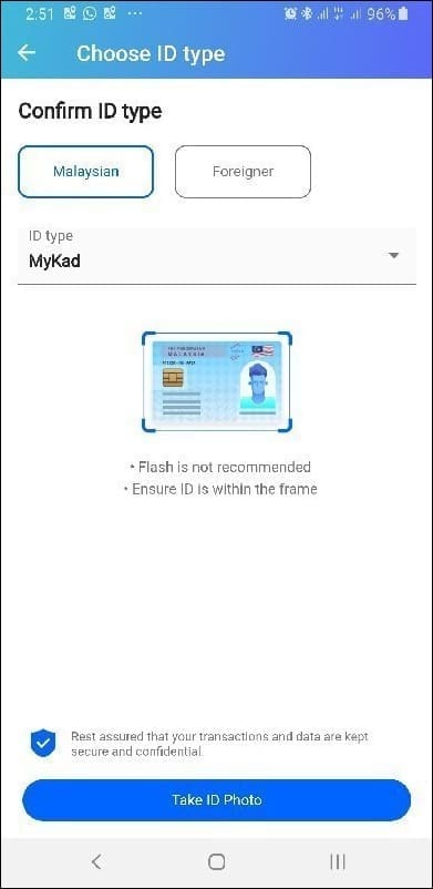 tng e-wallet ekyc