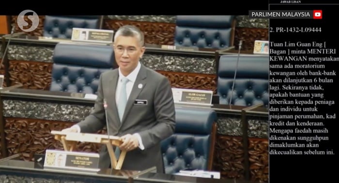 tengku zafrul parliament session