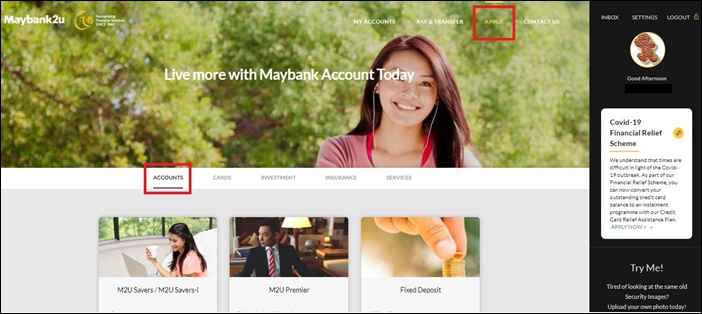 Maybank moratorium online application