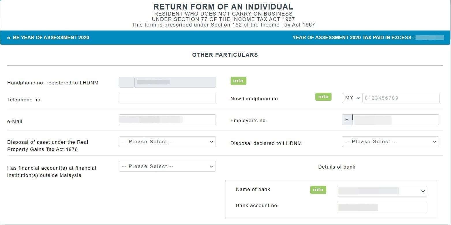 Malaysia Personal Tax Guide 2021 (YA 2020)