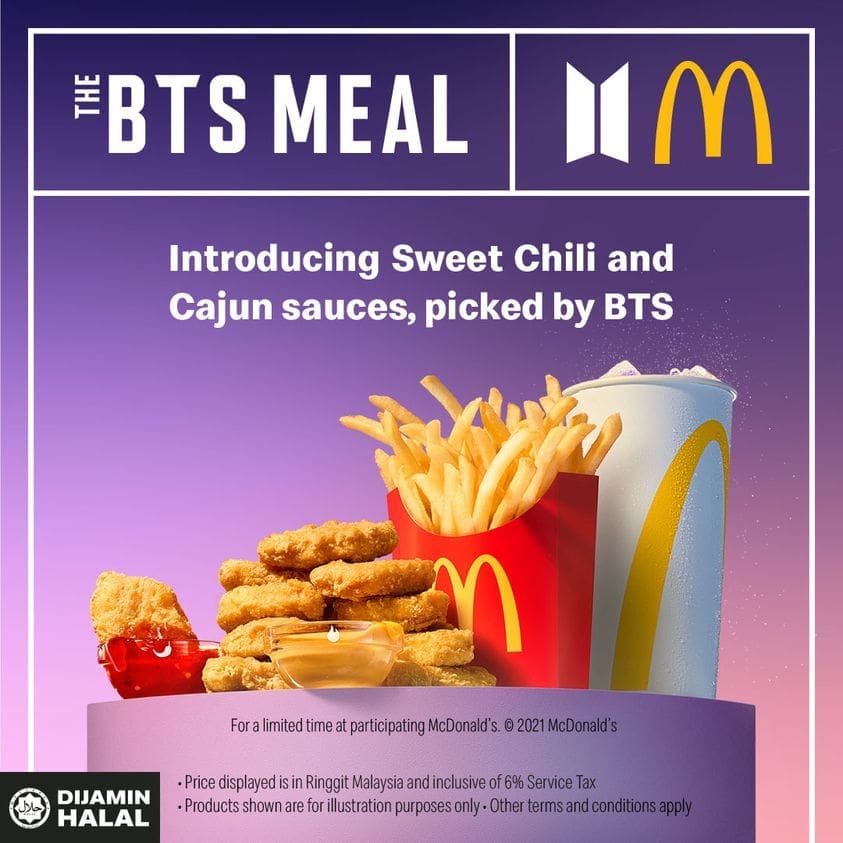 Malaysians Are Reselling Their McDonald’s BTS Meal Packaging