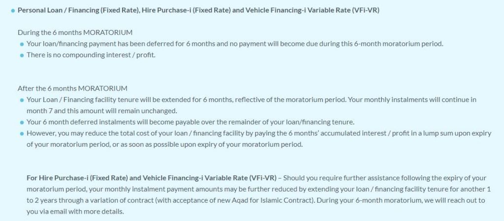 Malaysia Loan Moratorium 2021 Guide Should You Take The 6 Month Deferment For Your Loans