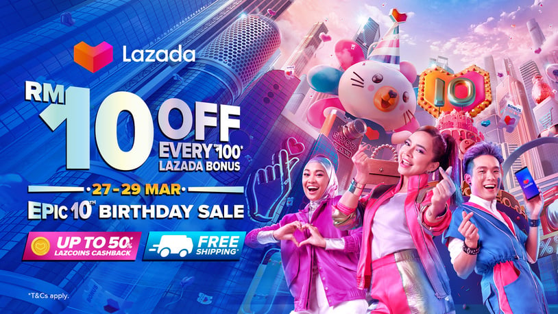 Lazada's 10th Birthday Sale