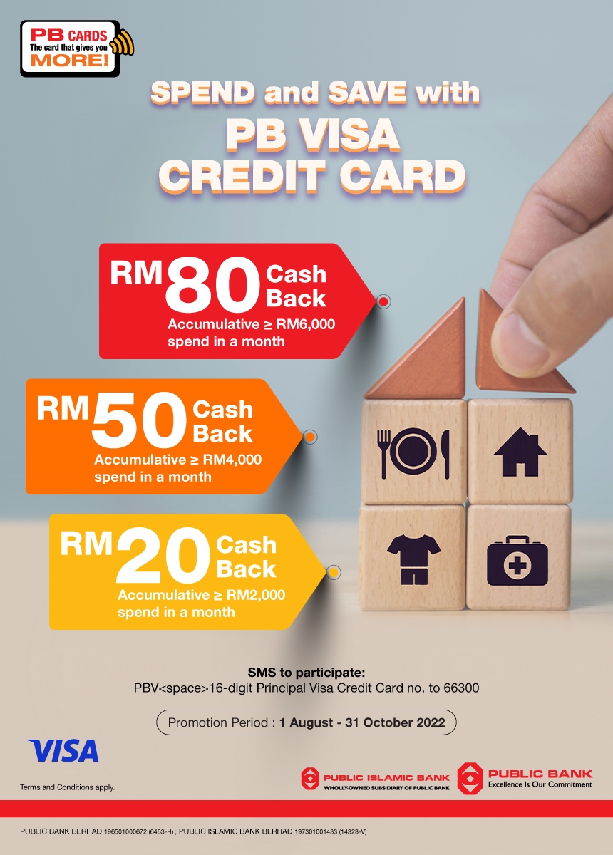 Public Bank's Visa Campaign Is Back, Offering Rewards Of Up To RM80 ...