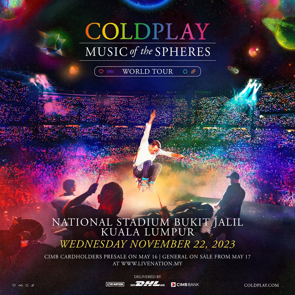 CIMB Malaysia Exclusive Coldplay PreSale Tickets Everything