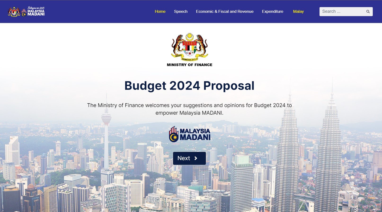 MOF To Hold Physical Online Engagement Sessions For Budget 2024   Budget 2024 Online Engagement Website 