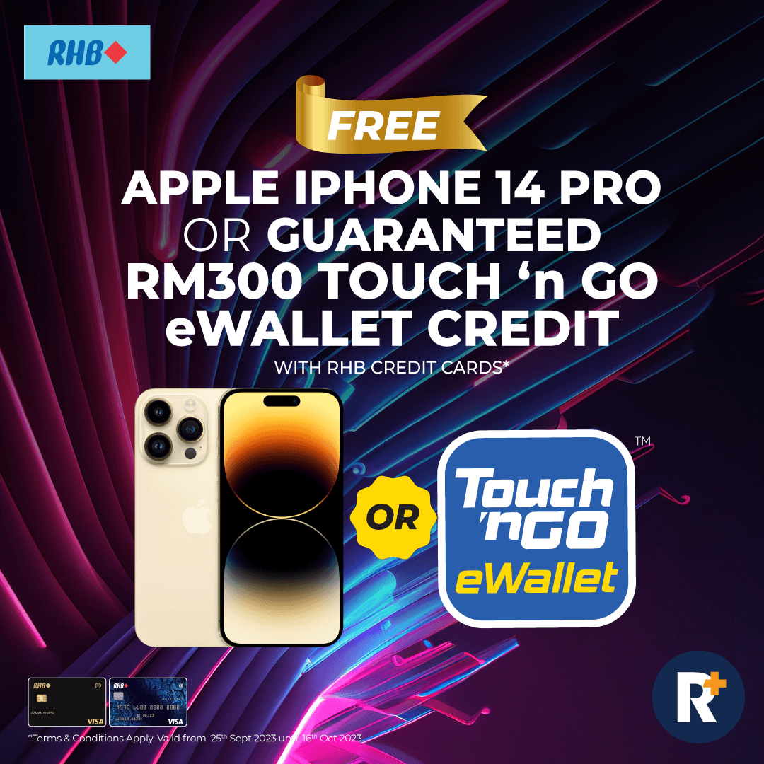 Win RM5000 TNG eWallet Credit, iPhone 14 Pro, iPad Pro M2, JBL Tour 2 ...