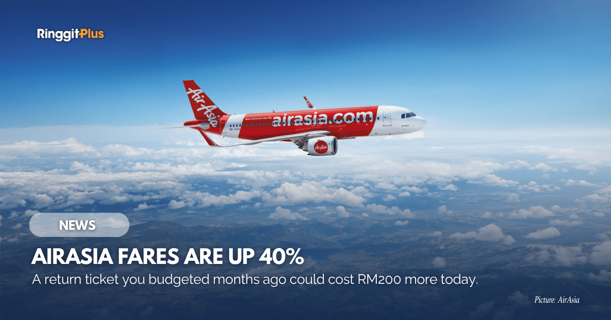 AirAsia Raises Fares By Up To 40% As Jet Fuel Costs Double