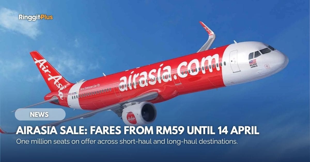 AirAsia Offers Fares From RM59 In New Sale With Booking Window Until 14 ...