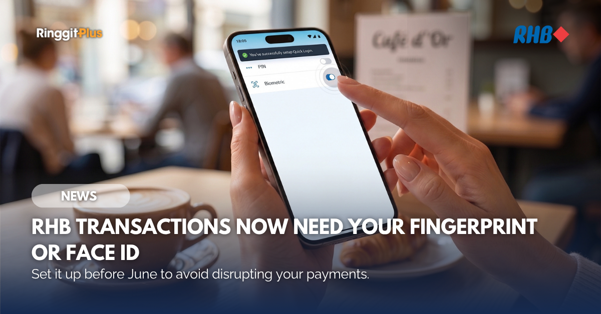 RHB Mobile Banking Adds Fingerprint And Face ID Security