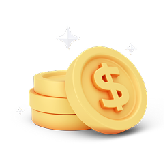 3D Gold Coins