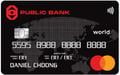 Public Bank World MasterCard Credit Card