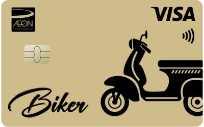 AEON Biker Gold Visa Card
