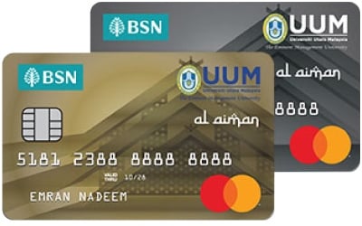 Kad Kredit BSN-UUM Al-Aiman Mastercard