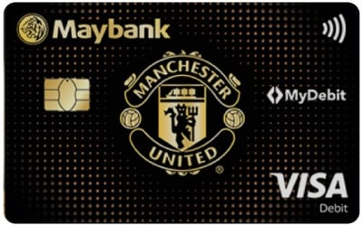 Maybank Manchester United Visa Debit Card