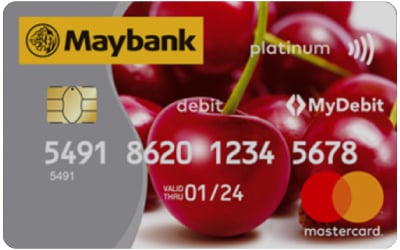 Maybank MasterCard Platinum Debit Card