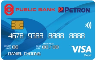 Public Bank-Petron Visa Debit Card