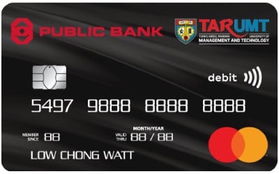 Public Bank TAR UMT Mastercard Debit Card