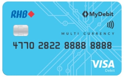 RHB Multi Currency Visa Debit Card