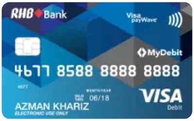 RHB Visa Debit Card