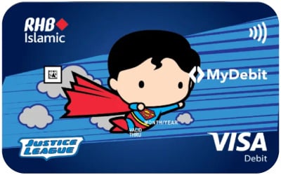 RHB Visa Debit Chibi Superman-i