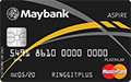 Maybank Aspire MasterCard Debit credit card