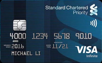 Standard Chartered Priority Banking Visa Infinite - Your Priority Pass ...