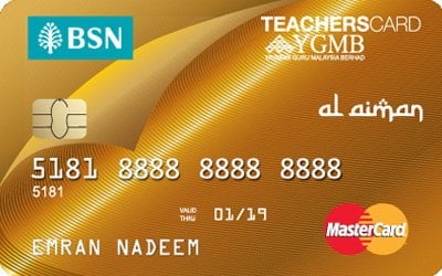 BSN 1 TeachersCard MasterCard Credit Card-i