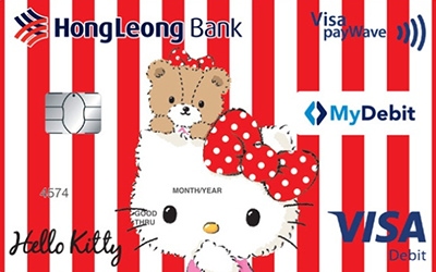 Hong Leong Hello Kitty Kimono Debit Card