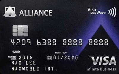 Alliance Bank Visa Infinite Business Credit Card