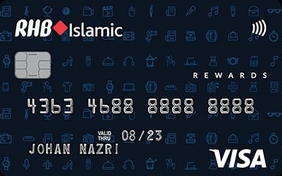 RHB Islamic Limited Edition White Visa Rewards Credit Card-i