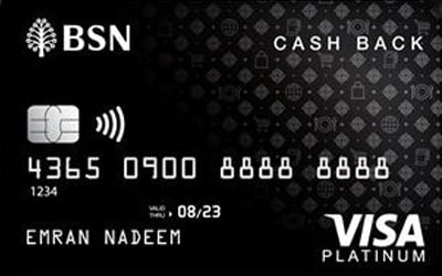 Bsn Visa Cash Back Credit Card No Annual Fee For Life