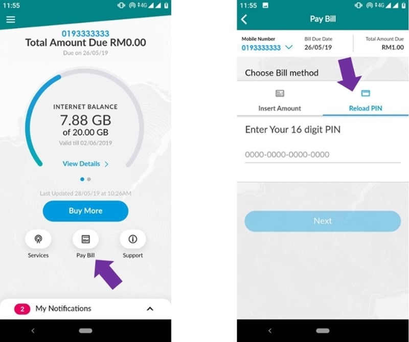 Celcom Allows Postpaid Bill Payment With Prepaid Reload Cards