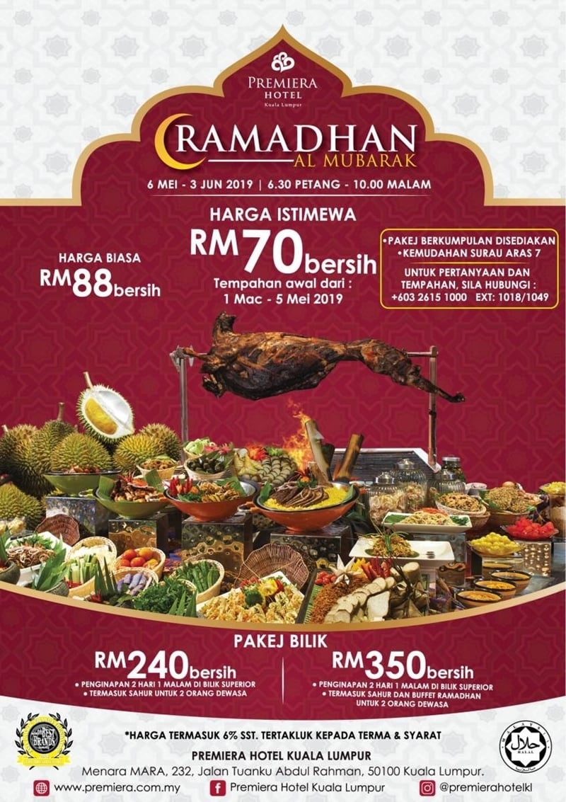 Buffet Ramadhan 2018 Selangor Bawah Rm 60 - Malaypro1