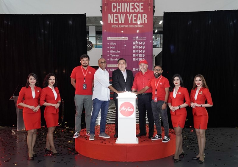 AirAsia Adds Late-Night Flights At Fixed Fares For Chinese New Year