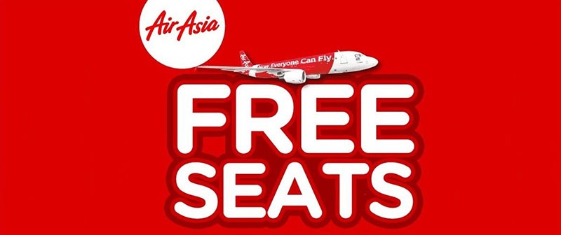The 2018 AirAsia Free Seats Sale Offers Free Seats And All-In Fares From Just RM15