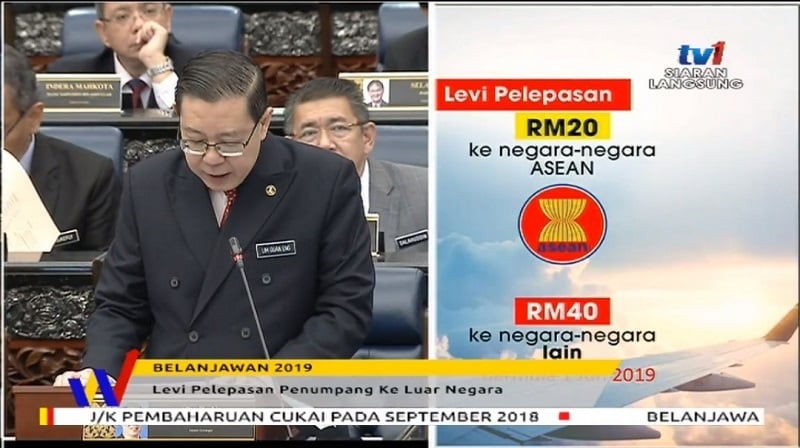 Budget 2019: Malaysians Travelling Abroad Will Have To Pay Departure Levy