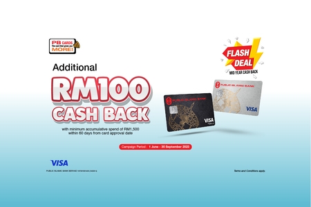 Public Islamic Bank Visa Credit Card Mid-Year Cash Back Campaign