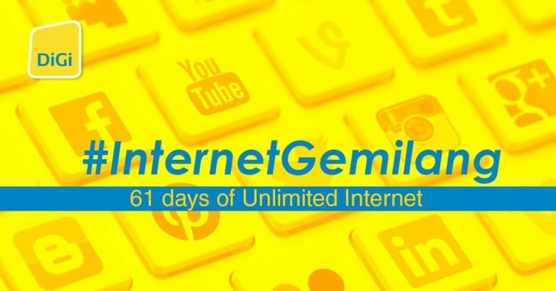 Digi Offers Free Unlimited Internet Until 30 September