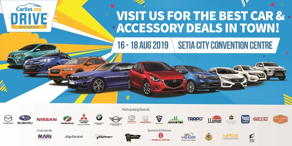 Carlist.my’s DRIVE: Auto Fair 2019 Is Back For The Third Year